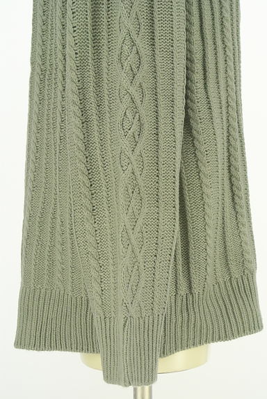 Samansa Mos2（サマンサモスモス）の古着「ケーブル編みラグランニットカーデ（カーディガン・ボレロ）」大画像５へ