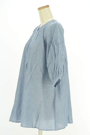 Samansa Mos2（サマンサモスモス）の古着「パフスリーブコットンブラウス（ブラウス）」大画像３へ