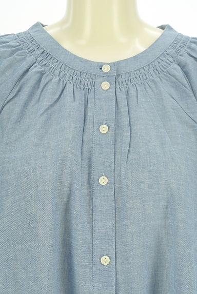 Samansa Mos2（サマンサモスモス）の古着「パフスリーブコットンブラウス（ブラウス）」大画像４へ