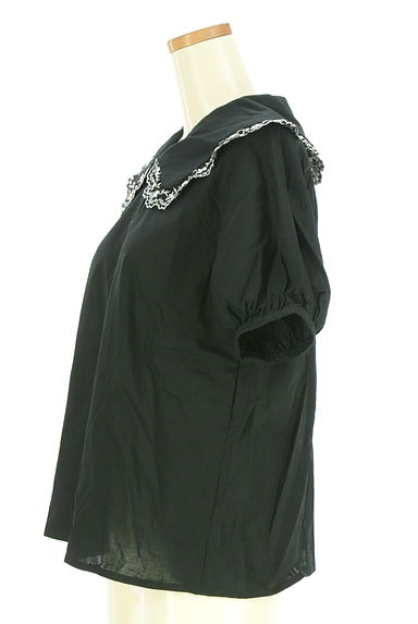 Samansa Mos2（サマンサモスモス）の古着「ehka sopo 刺繍フリル襟ブラウス（カットソー・プルオーバー）」大画像３へ