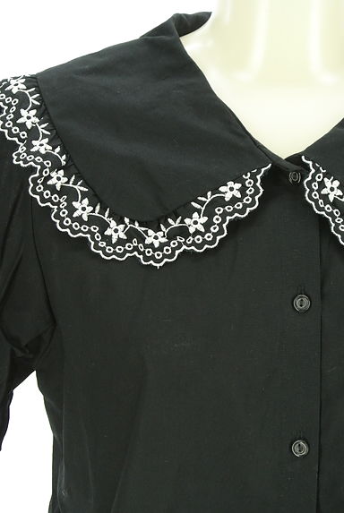 Samansa Mos2（サマンサモスモス）の古着「ehka sopo 刺繍フリル襟ブラウス（カットソー・プルオーバー）」大画像４へ