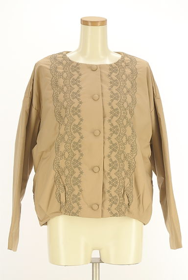 クリックで大画像表示 Samansa Mos2(サマンサモスモス)の古着「中わた刺繍ジャケット(ジャケット)」大画像1へ