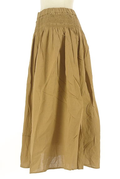 クリックで大画像表示 Samansa Mos2(サマンサモスモス)の古着「マジョリカプリーツコットンロングスカート(ロングスカート・マキシスカート)」大画像3へ