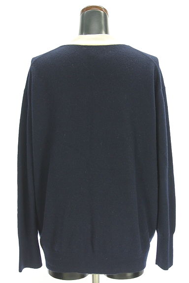 Plage（プラージュ）の古着「カシミヤ混バイカラーニットカーデ（カーディガン・ボレロ）」大画像２へ