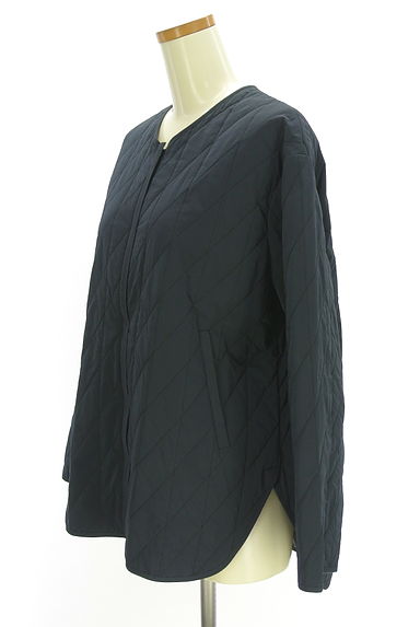 la.f...（ラエフ）の古着「中綿キルティングノーカラーコート（コート）」大画像３へ