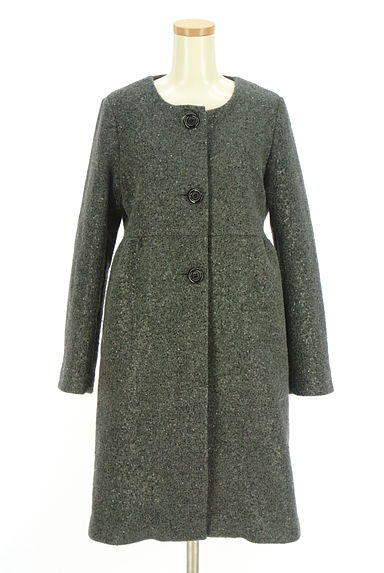 IENA（イエナ）の古着「スパンコールMIXウール混ロングコート（コート）」大画像１へ