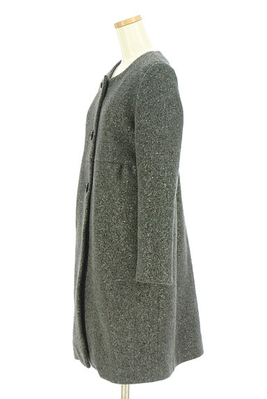 IENA（イエナ）の古着「スパンコールMIXウール混ロングコート（コート）」大画像３へ