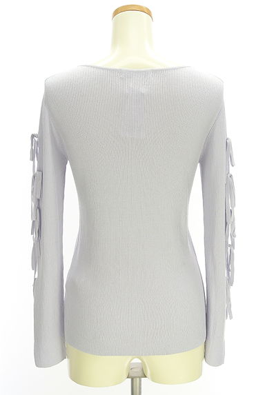 La TOTALITE（ラトータリテ）の古着「リボン付きスリット袖リブニット（ニット）」大画像２へ