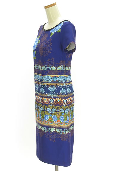 kay me（ケイミー）の古着「花柄膝丈ワンピース（ワンピース・チュニック）」大画像３へ