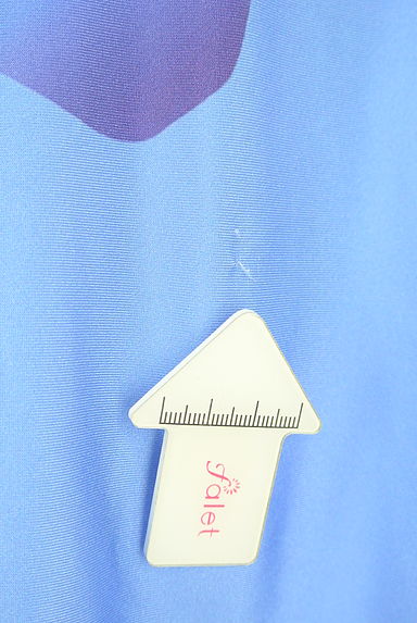 クリックで大画像表示 kay me(ケイミー)の古着「ウエストリボン花柄膝丈フレアワンピース(ワンピース・チュニック)」大画像5へ