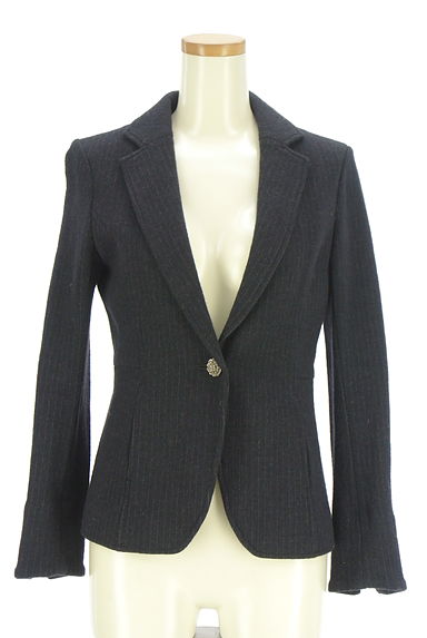 kay me（ケイミー）の古着「ピンストライプ柄ウールテーラードジャケット（ジャケット）」大画像１へ