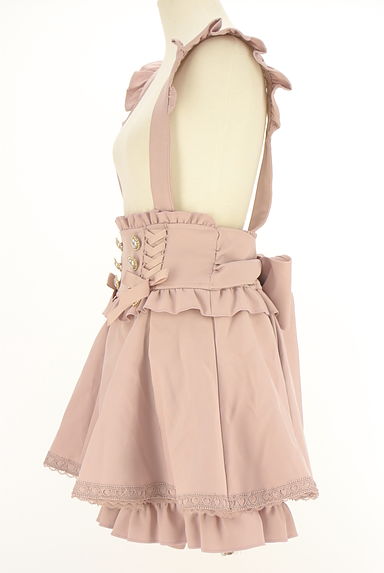 LIZ LISA（リズリサ）の古着「フリルサロペットスカパン（オーバーオール・サロペット）」大画像３へ