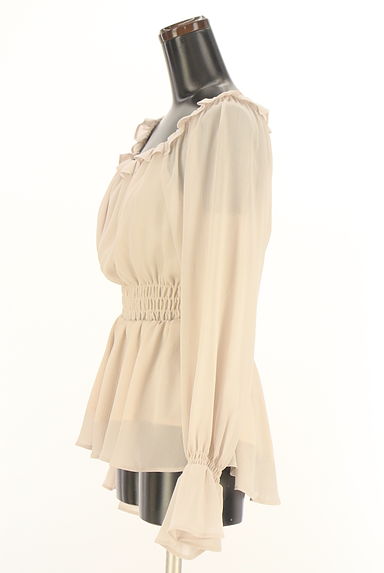 PROPORTION BODY DRESSING（プロポーションボディドレッシング）の古着「楊柳シフォンカットソー（カットソー・プルオーバー）」大画像３へ