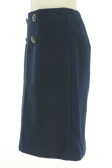 PROPORTION BODY DRESSING（プロポーションボディドレッシング）の古着「飾りボタン付き膝上起毛タイトスカート（スカート）」大画像３へ