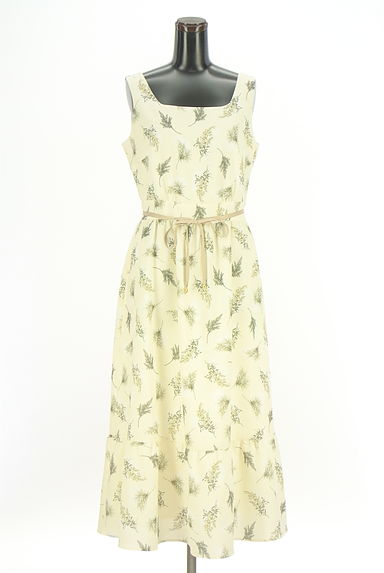 クリックで大画像表示 PROPORTION BODY DRESSING(プロポーションボディドレッシング)の古着「EDIT COLOGNE ボタニカル柄ノースリワンピース(ワンピース・チュニック)」大画像1へ