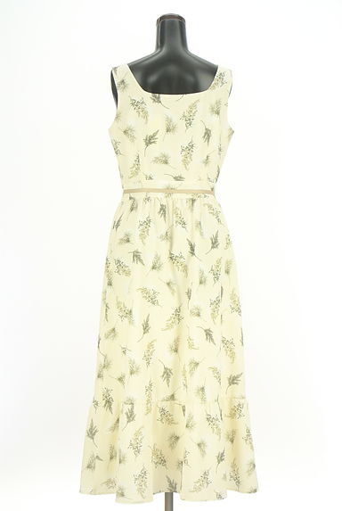 クリックで大画像表示 PROPORTION BODY DRESSING(プロポーションボディドレッシング)の古着「EDIT COLOGNE ボタニカル柄ノースリワンピース(ワンピース・チュニック)」大画像2へ