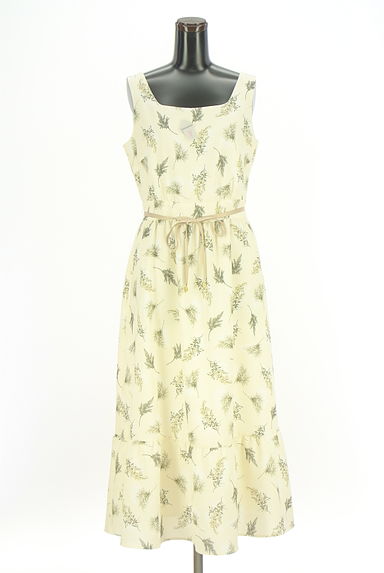 クリックで大画像表示 PROPORTION BODY DRESSING(プロポーションボディドレッシング)の古着「EDIT COLOGNE ボタニカル柄ノースリワンピース(ワンピース・チュニック)」大画像4へ