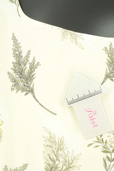 クリックで大画像表示 PROPORTION BODY DRESSING(プロポーションボディドレッシング)の古着「EDIT COLOGNE ボタニカル柄ノースリワンピース(ワンピース・チュニック)」大画像5へ