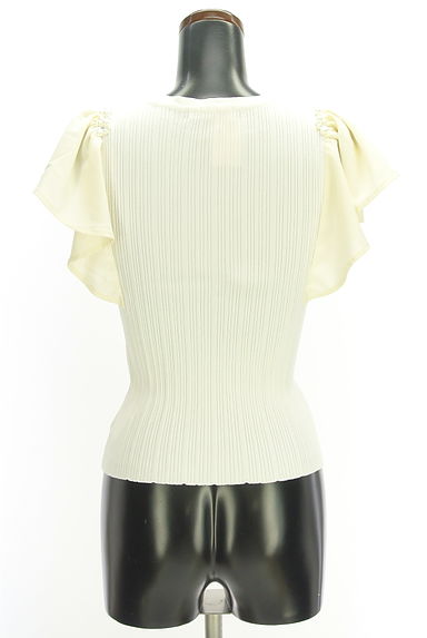 PROPORTION BODY DRESSING（プロポーションボディドレッシング）の古着「肩フリルリブニット（ニット）」大画像２へ