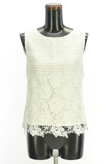 BE RADIANCE（ビーラディエンス）の古着「花刺繍レースブラウス（カットソー・プルオーバー）」大画像１へ