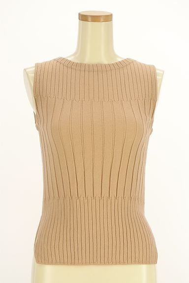 MERCURYDUO（マーキュリーデュオ）の古着「ノースリリブニットトップス（ニット）」大画像１へ