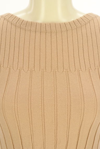 MERCURYDUO（マーキュリーデュオ）の古着「ノースリリブニットトップス（ニット）」大画像４へ