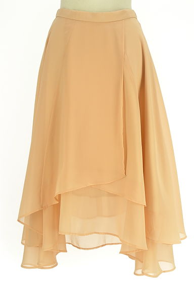 クリックで大画像表示 MERCURYDUO(マーキュリーデュオ)の古着「イレギュラーヘム膝下シフォンスカート(ロングスカート・マキシスカート)」大画像1へ