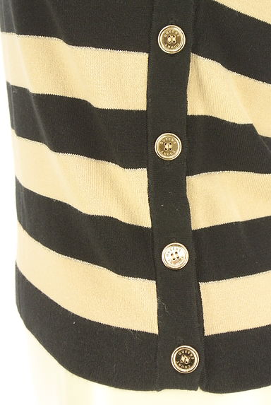 QUEENS COURT（クイーンズコート）の古着「ボーダー柄ノースリニットトップス（ニット）」大画像４へ