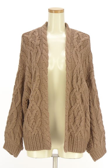 WILLSELECTION（ウィルセレクション）の古着「ケーブル編みニットカーディガン（カーディガン・ボレロ）」大画像１へ