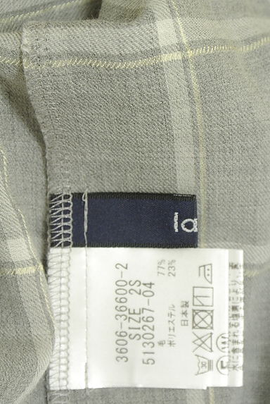 クリックで大画像表示 la.f...(ラエフ)の古着「チェック柄膝上シャツワンピース(ワンピース・チュニック)」大画像6へ