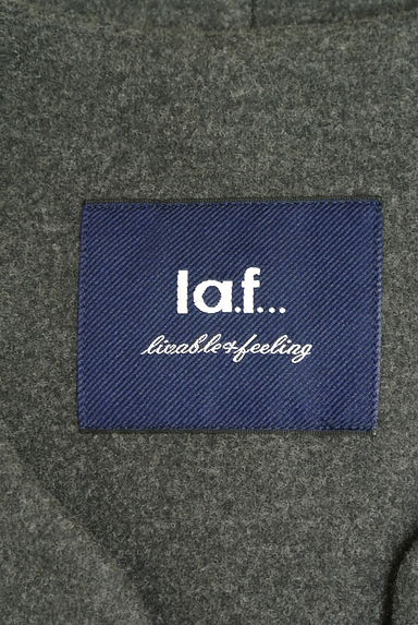 la.f...（ラエフ）の古着「ダブルジップ起毛ロングジレ（ベスト・ジレ）」大画像６へ