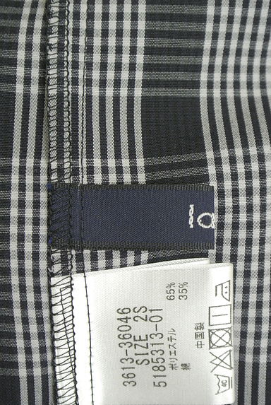 クリックで大画像表示 la.f...(ラエフ)の古着「ボウタイチェックシャツチュニック(ブラウス)」大画像6へ