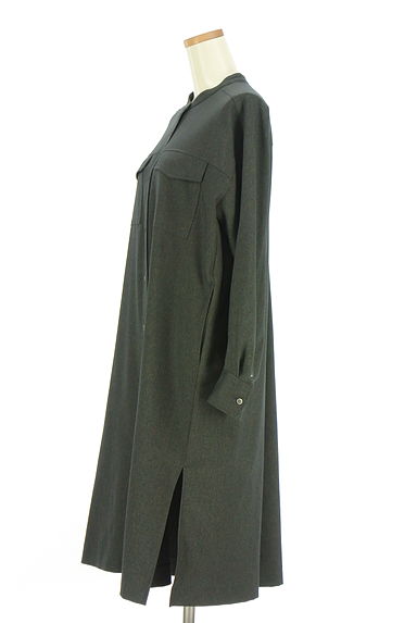 la.f...（ラエフ）の古着「バンドカラーロングシャツワンピース（ワンピース・チュニック）」大画像３へ