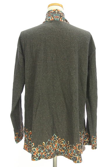 クリックで大画像表示 mash mania(マッシュマニア)の古着「ミドル丈ウールニットカーディガン(カーディガン・ボレロ)」大画像2へ