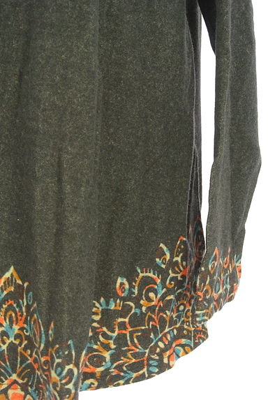 クリックで大画像表示 mash mania(マッシュマニア)の古着「ミドル丈ウールニットカーディガン(カーディガン・ボレロ)」大画像5へ