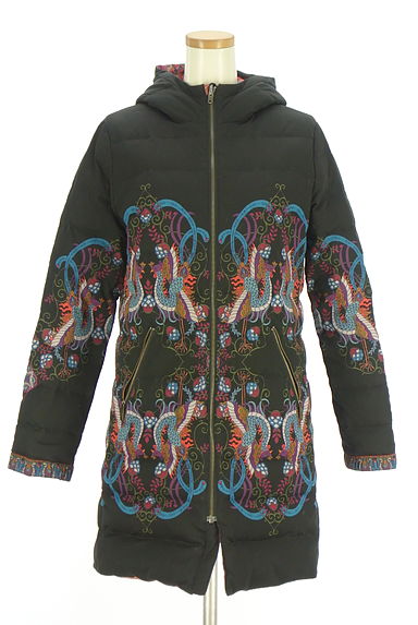 クリックで大画像表示 mash mania(マッシュマニア)の古着「リバーシブルフーディダウンコート(ダウンジャケット・ダウンコート)」大画像5へ