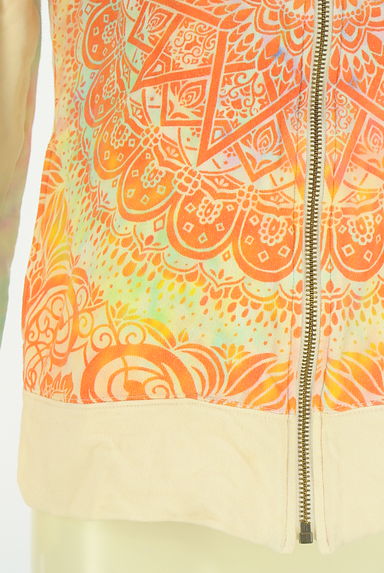 mash mania（マッシュマニア）の古着「エスニックプリントタイダイ柄ジップアップスウェットパーカー（スウェット・パーカー）」大画像５へ