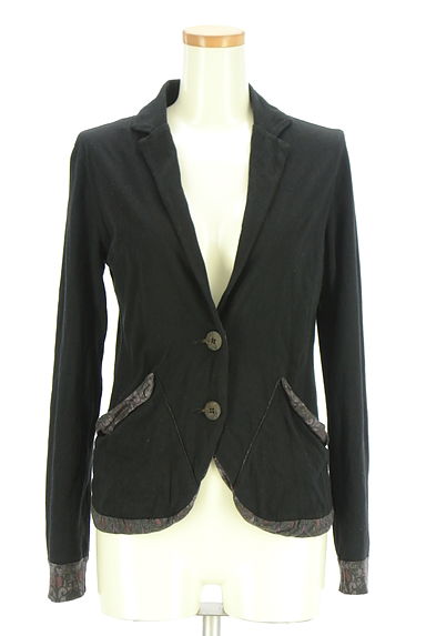 クリックで大画像表示 mash mania(マッシュマニア)の古着「エスニックパイピングテーラードジャケット(ジャケット)」大画像1へ