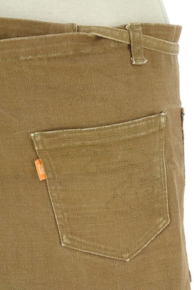 mash mania（マッシュマニア）の古着「エスニックプリントデニムラップスカート（ミニスカート）」大画像５へ