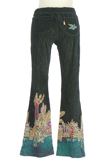 クリックで大画像表示 mash mania(マッシュマニア)の古着「ストレッチ起毛フレアパンツ(パンツ)」大画像2へ