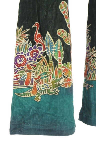 クリックで大画像表示 mash mania(マッシュマニア)の古着「ストレッチ起毛フレアパンツ(パンツ)」大画像4へ