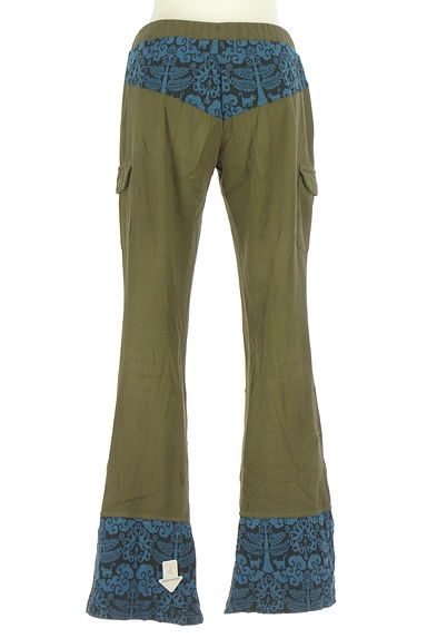 mash mania（マッシュマニア）の古着「柄切替フリースパンツ（パンツ）」大画像４へ