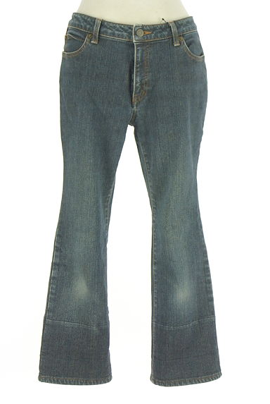 mash mania（マッシュマニア）の古着「フリース切替クロップドデニムパンツ（デニムパンツ）」大画像５へ