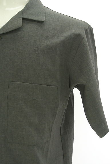 クリックで大画像表示 PLST(プラステ)の古着「接触冷感オープンカラーシャツ(カジュアルシャツ)」大画像4へ