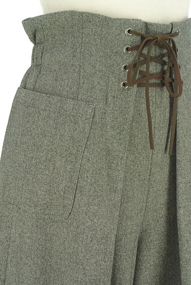 GRAND TABLE（グランターブル）の古着「レースアップワイド起毛パンツ（パンツ）」大画像４へ