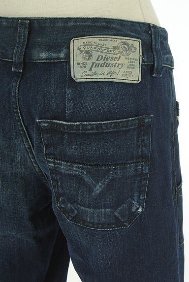 クリックで大画像表示 DIESEL(ディーゼル)の古着「ダメージ加工ベイカーワイドデニムパンツ(デニムパンツ)」大画像5へ