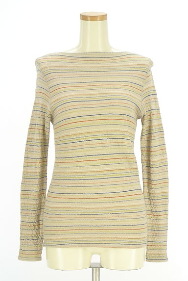 JURGEN LEHL（ヨーガンレール）の古着「マルチボーダー柄ニットトップス（ニット）」大画像１へ