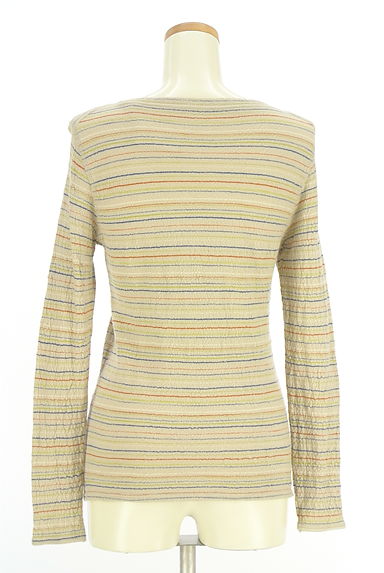 JURGEN LEHL（ヨーガンレール）の古着「マルチボーダー柄ニットトップス（ニット）」大画像２へ