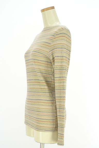 JURGEN LEHL（ヨーガンレール）の古着「マルチボーダー柄ニットトップス（ニット）」大画像３へ