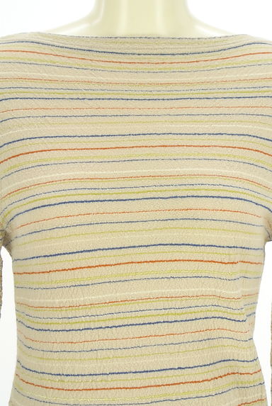 JURGEN LEHL（ヨーガンレール）の古着「マルチボーダー柄ニットトップス（ニット）」大画像４へ